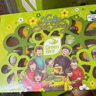 Hộp Quà Set Yến Sào Green Bird Date T11/2025 (Thùng 8 Hộp x 8 Hủ)