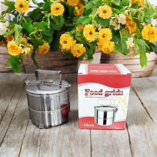 Hộp cơm inox 2 tầng Food Grids 14cm