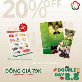 Ore Coffee Sầu Riêng - Cà Phê Hòa Tan 4in1 (10 gói x18g)