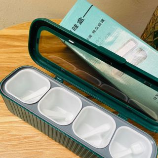 Hộp đựng gia vị 4 ngăn SHENGYU
