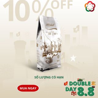 AnTháiCafé - Cà Phê Bột Túi Bạc (500g) - Vị Đắng Nhẹ, Chua Thanh