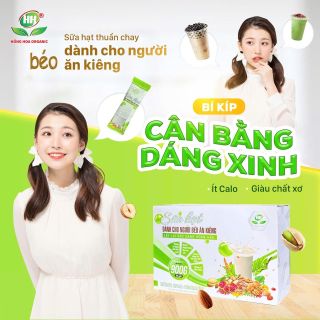 SỮA HẠT DÀNH CHO NGƯỜI BÉO ĂN KIÊNG/GIẢM CÂN (Hộp 900g 36 gói)