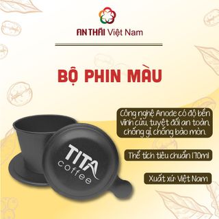 Tita Coffee - Phin Nhôm Mạ Vàng Cà Phê Cao Cấp Chuyên Pha Cafe Nguyên Chất