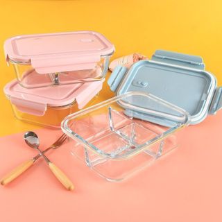 Hộp Cơm Thủy Tinh 3 Ngăn (CÓ HỘP) T16