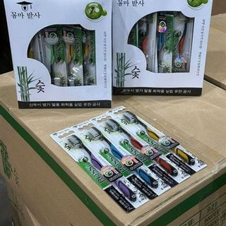 HỘP 30 CÂY BÀN CHẢI THAN TRE HOẠT TÍNh BOSSI