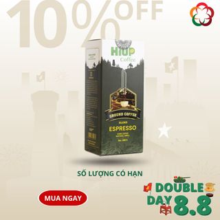 Hiup Coffee - Cà Phê Hạt Rang Xay Espresso Hộp giấy (250gr)