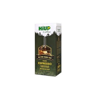 Hiup Coffee - Cà Phê Hạt Rang Xay Espresso Hộp giấy (250gr)