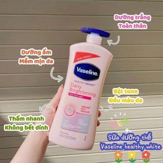 Dưỡng Thể Trắng Da Vaseline Healthy white - 725ml