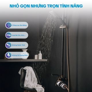 Thiết Bị Lọc Tại Vòi Tắm iJoie - Sử Dụng Công Nghệ Lọc Thông Minh, Không Dùng Điện Màu Trắng Lắp Đặt Dễ Dàng Tại Nhà Hướng Dẫn Lắp Đặt Online