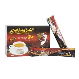 Cà Phê Hòa Tan 3 in 1 AnTháiCafé Mới (12 gói x 16gr)