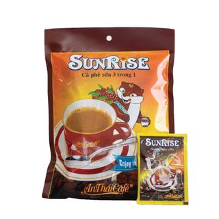 AnTháiCafé - Cà Phê Sữa Hoà Tan 3in1 Sunrise Đậm Vị Cà Phê (Túi 20 gói x 18gr)