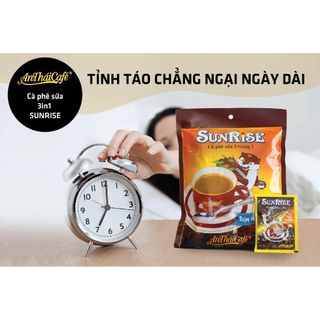 AnTháiCafé - Cà Phê Sữa Hoà Tan 3in1 Sunrise Đậm Vị Cà Phê (Túi 20 gói x 18gr)