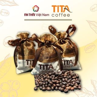 Tita Coffee - Túi thơm cà phê - Dùng để treo xe, bàn làm việc, phòng khách - 100% hạt rang, Hương thơm tự nhiên