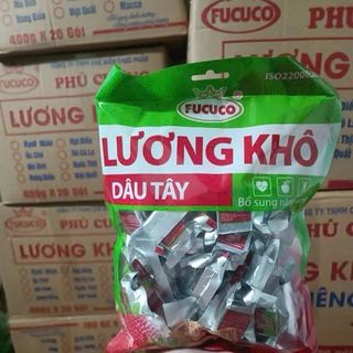 Lương Khô Dâu Tây (Thùng 20 Gói)