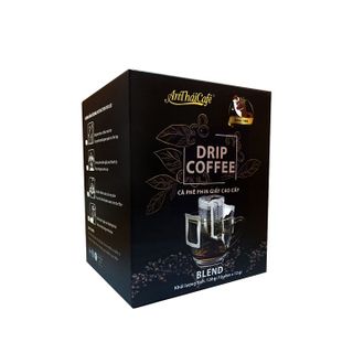 AnTháiCafé - Cà Phê Phin Giấy Dòng Cao Cấp Cà Phê Nguyên Chất (Hộp 10 phin x 12gr)