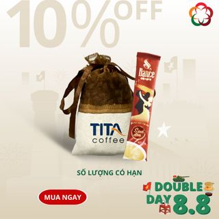 Combo Túi thơm cà phê và 1 gói Cà Phê Sữa 3in1 Dance AnThaiCafé (16gr)