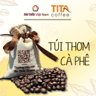 Combo Túi thơm cà phê và 1 gói Cà Phê Sữa 3in1 Dance AnThaiCafé (16gr)