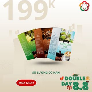 Ore Coffee - COMBO 199K 03 Hộp Cà Phê Hòa Tan Với 03 Vị Khác Nhau (10 gói x 18g)