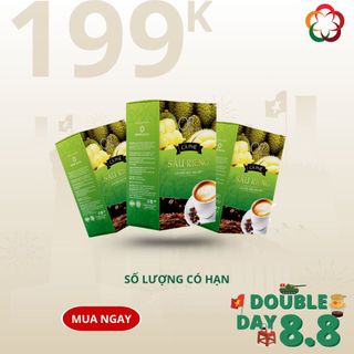Ore Coffee - COMBO 199K 03 Hộp Cà Phê Hòa Tan 4in1 Sầu Riêng (10 gói x18g)