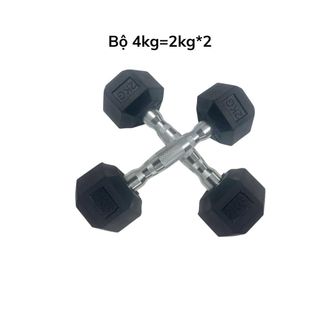 Bộ Tạ Tay Lục Giác Bọc Cao Su 4Kg - 20Kg, Tạ Tay Tập Gym & Yoga Thể Hình Thể Thao Tại Nhà