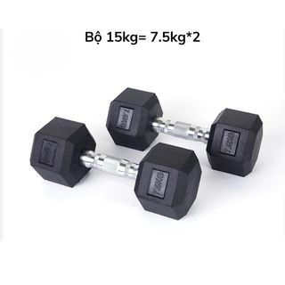 Bộ Tạ Tay Lục Giác Bọc Cao Su 4Kg - 20Kg, Tạ Tay Tập Gym & Yoga Thể Hình Thể Thao Tại Nhà