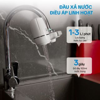 Thiết Bị Đầu Lọc Nước Trực Tiếp Tại Vòi 5 Lớp Aquahandy iPura Lọc Sạch Tạp Chất Dễ Dàng Lắp Đặt