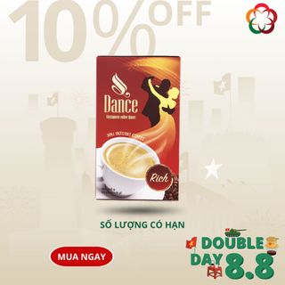 AnTháiCafé - Cà Phê Hòa Tan 3in1 Dance Vị Sánh Đậm (Hộp 15gói x 16gr)