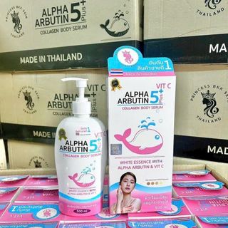 Dưỡng Thể Alpha Arbutin 5 Plus+ VIT C collagen (500ml)