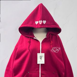 Áo khoác nữ thun nỉ dày mịn,nón rộng 2 lớp BAD BLOOD