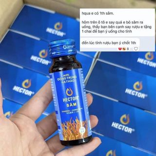 Hộp Nước Đông Trùng Hạ Thảo Hector Sâm Hộp 10 Chai x 50ml