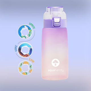 Sản phẩm bình nước Air Water AquaHandy kèm 3 pods mùi hương (ngẫu nhiên) có hương vị trái cây tự nhiên 100% không đường không Calo Dung tích 600ML Aqua Handy