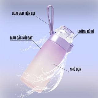 Sản phẩm bình nước Air Water AquaHandy kèm 3 pods mùi hương (ngẫu nhiên) có hương vị trái cây tự nhiên 100% không đường không Calo Dung tích 600ML Aqua Handy
