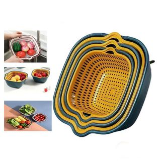 BỘ THAU RỔ NHỰA 6 MÓN