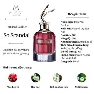 Bán giá sĩ nước hoa So Scandal EDP 80ml
