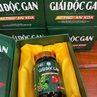 Giải độc gan cà gai leo - xạ đen - actiso an xoa