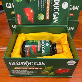 Giải độc gan cà gai leo - xạ đen - actiso an xoa