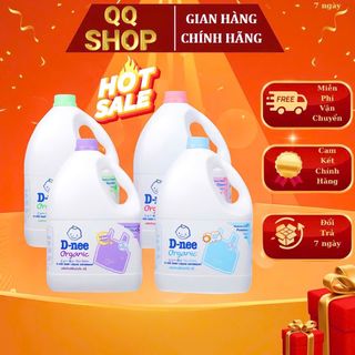 Nước Giặt Dnee Organic 3000ml Chính Hãng Thái Lan Có Tem Đại Thịnh-Nước Giặt Áo Quần Trẻ Em.. .,