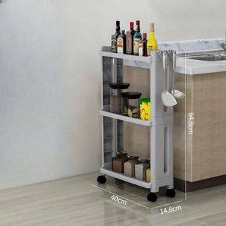 KỆ 3 TẦNG ĐỰNG ĐỒ ĐA NĂNG GÓC HẸP