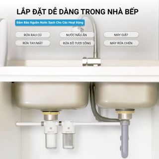 Thiết bị lọc Carbon iPree 2 AquaHandy loại bỏ Clo và các tạp chất, giảm mùi khó chịu, tăng độ ngọt của nước