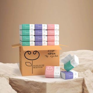 Thùng 30 gói giấy 3 màu Top Gia 300 tờ