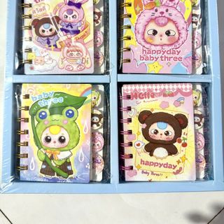 SỔ LÒ XO A7 BABY THREE PHÂN TRANG(BÌA NGANG)
