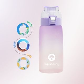 Sản phẩm bình nước Air Water AquaHandy kèm 5 pods mùi hương (ngẫu nhiên) có hương vị trái cây tự nhiên 100% không đường không Calo Dung tích 600ML Aqua Handy