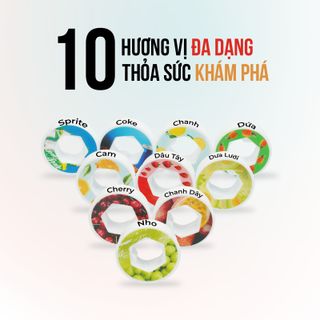 Pods mùi hương lẻ cho bình nước Air Water_AquaHandy có mùi hương trái cây tự nhiên 100% không đường không Calo Aqua Handy