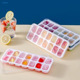 Khay đá 14 ô silicon có nắp đậy (20cm)