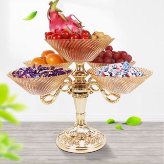 Khay đựng hoa quả 5 khay xoắn ốc