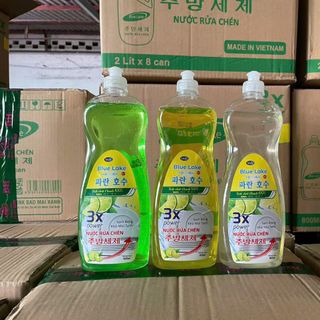 🧼 NƯỚC RỬA CHÉN BLUE LAKE – 3X POWER – ĐẬM ĐẶC, SẠCH NHANH