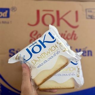 Sanwick Nhân Sữa Chua Tổ Yến (Thùng 10 Bịch x 20 Cái x 50gr)