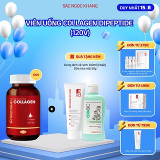 Viên Uống Collagen Dipeptide Sắc Ngọc Khang [Hộp 120 Viên]