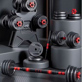 Bộ tạ đa năng Tạ tay lắp ghép kèm đòn tạ 10kg - 20kg -30kg -40kg tập gym tại nhà - SP051