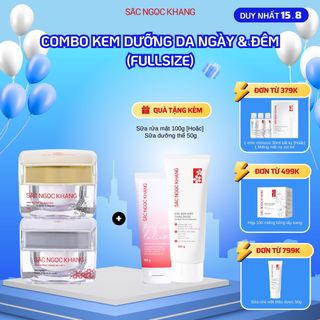 COMBO Kem Dưỡng Trắng Da - Mờ Nám Sạm Ngày & Đêm [Hộp 30g]